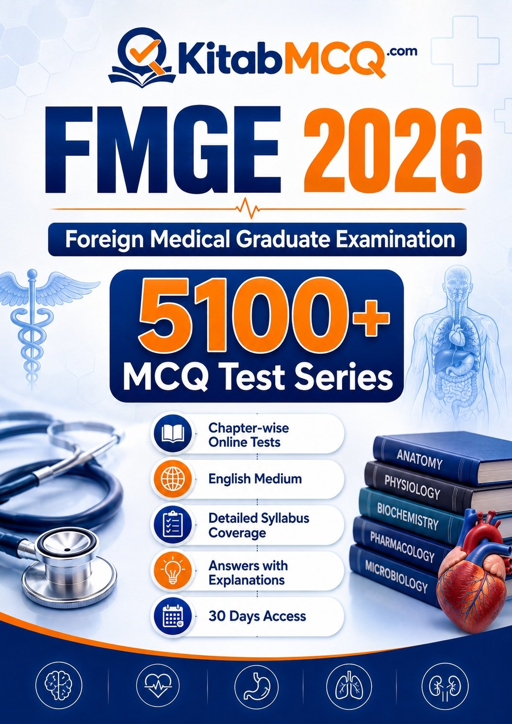 FMGE 2026 | 5100+ Chapter-wise Online MCQ Test Series